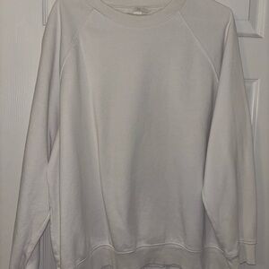 H&M White Crewneck